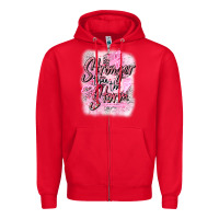 Red stronger than the storm Zipper Hoodie - CowGirlArtShop