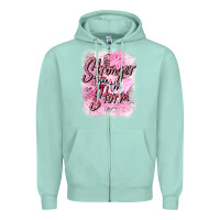 Seafoam stronger than the storm Zipper Hoodie - CowGirlArtShop
