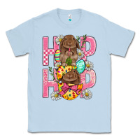 Dusty Blue Hip Hop Easter Classic Tee - BundleAndBundleShop