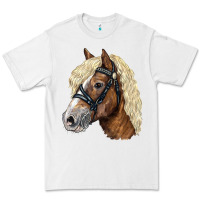 White Haflinger Avelignese Horse Premium Tee - LillyAllenDesigns