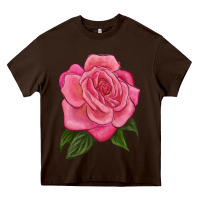 Chocolate Brown queen of elegance Heavy Core Tee - LillyAllenDesigns
