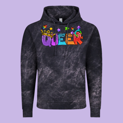 Western Queer Lgbtq+ Vintage Hoodie Designed By Bundleandbundleshop