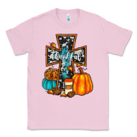 Bubblegum Pink thankful cross Classic Tee - JahusDesignShop