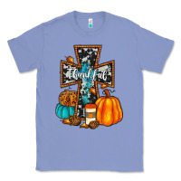 Colony Blue thankful cross Classic Tee - JahusDesignShop