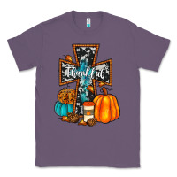 Lavender thankful cross Classic Tee - JahusDesignShop