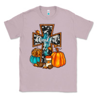 Lilac thankful cross Classic Tee - JahusDesignShop