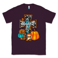 Plum thankful cross Classic Tee - JahusDesignShop