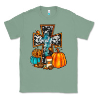 Sage thankful cross Classic Tee - JahusDesignShop