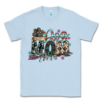 Dusty Blue best dog mom ever Classic Tee - SublimationCraftShop