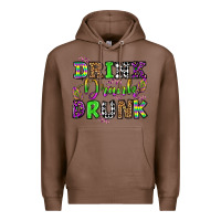 Chestnut drink drank drunk mardi gras olivia Premium Hoodie - OliviaCreatesArt