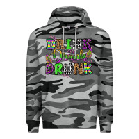Slate Camo drink drank drunk mardi gras olivia Premium Hoodie - OliviaCreatesArt