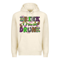 Tofu drink drank drunk mardi gras olivia Premium Hoodie - OliviaCreatesArt