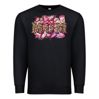 Black Tired mom life Premium Sweatshirt - FaDigitalArtStudio
