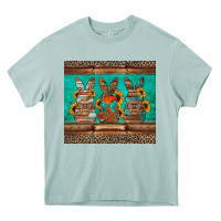 Western Easter Bunnies Heavy Core Tee | Teevron