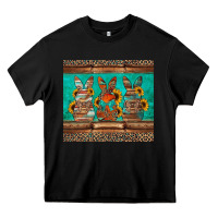Black western easter bunnies Heavy Core Tee - Jasminsmagicworld