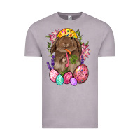 Vintage Zinc Rabbit And Carrot Easter Vintage Tee - BundleAndBundleShop