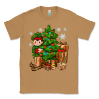 Toasted Coconut Christmas Elf With Gift Classic Tee - BundleAndBundleShop