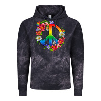Cloud Black Peace Pride LGBTQ+ And Flowers Vintage Hoodie - BundleAndBundleShop