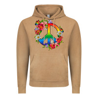 Vintage Camel Peace Pride LGBTQ+ And Flowers Vintage Hoodie - BundleAndBundleShop