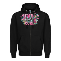 Black Faith hope cure Cancer Awareness Zipper Hoodie - HowdyJamesFarm