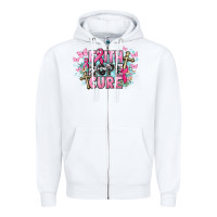 White Faith hope cure Cancer Awareness Zipper Hoodie - HowdyJamesFarm