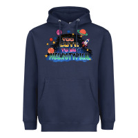 Navy Too cute to be neurotypical Heavyweight Hoodie - FaDigitalArtStudio