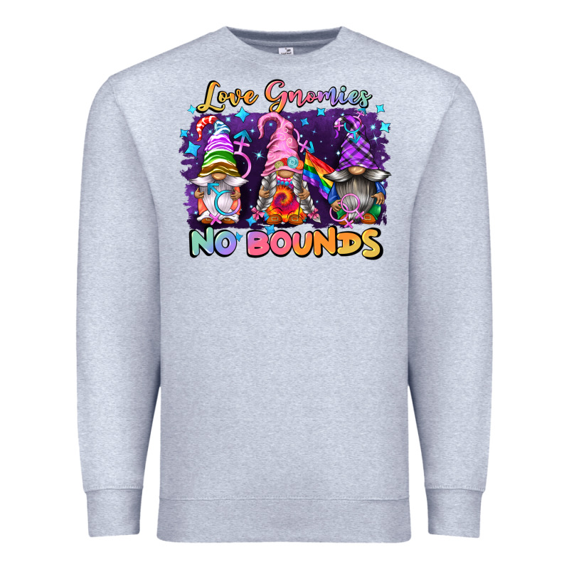 Love Gnomies No Brounds Pride Premium Sweatshirt by FaDigitalArtStudio | Teevron