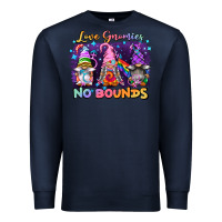 Navy love gnomies no brounds pride Premium Sweatshirt - FaDigitalArtStudio