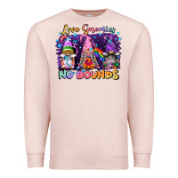Pale Pink love gnomies no brounds pride Premium Sweatshirt - FaDigitalArtStudio