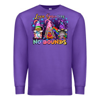 Purple love gnomies no brounds pride Premium Sweatshirt - FaDigitalArtStudio