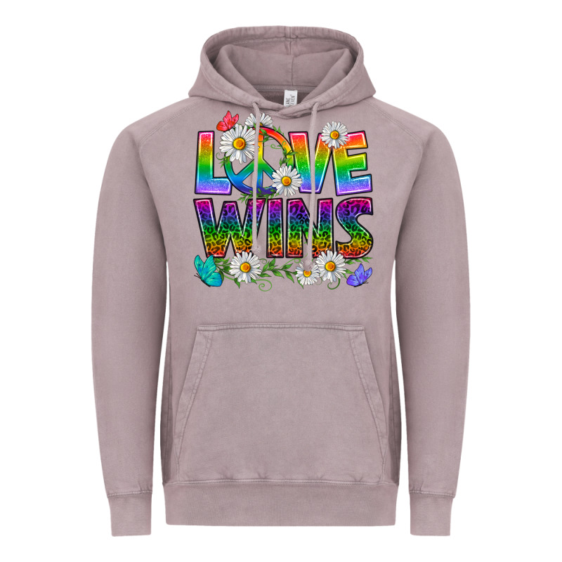 Pride Lgbtq+ Love Wins Vintage Hoodie by BundleAndBundleShop | Teevron