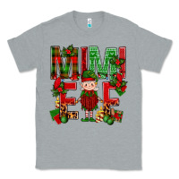Heather Grey Mimi Elf with Knitting Christmas Classic Tee - BundleAndBundleShop