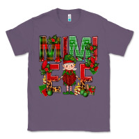 Lavender Mimi Elf with Knitting Christmas Classic Tee - BundleAndBundleShop