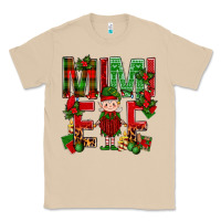 Mushroom Mimi Elf with Knitting Christmas Classic Tee - BundleAndBundleShop