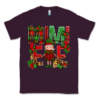 Plum Mimi Elf with Knitting Christmas Classic Tee - BundleAndBundleShop
