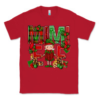 Red Mimi Elf with Knitting Christmas Classic Tee - BundleAndBundleShop