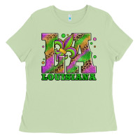 Matcha mardi gras louisiana fleur de lis Ladies Tee - Jasminsmagicworld