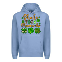 Colony Blue St. Patrick's Shake your shamrocks Premium Hoodie - OliviaCreatesArt