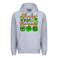 Heather Grey St. Patrick's Shake your shamrocks Premium Hoodie - OliviaCreatesArt