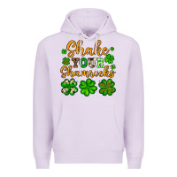 Lilac St. Patrick's Shake your shamrocks Premium Hoodie - OliviaCreatesArt