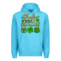 Ocean Blue St. Patrick's Shake your shamrocks Premium Hoodie - OliviaCreatesArt