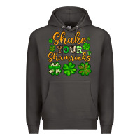 Smoke St. Patrick's Shake your shamrocks Premium Hoodie - OliviaCreatesArt