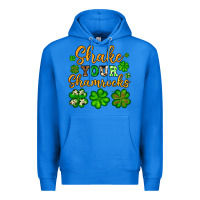 True Royal St. Patrick's Shake your shamrocks Premium Hoodie - OliviaCreatesArt