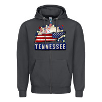 Smoke tennessee 4th of july Zipper Hoodie - CowGirlArtShop