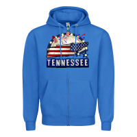 Tennessee 4th Of July Zipper Hoodie | Teevron