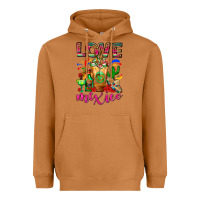 Meerkat Love Mexico Cold Drink Frappe Heavyweight Hoodie - FaDigitalArtStudio