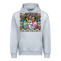 Heather Grey easter Urban Hoodie - CowhideDigitalArt