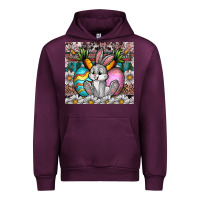 Mauve Wine easter Urban Hoodie - CowhideDigitalArt