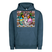 Pigment Midnight Navy easter Urban Hoodie - CowhideDigitalArt