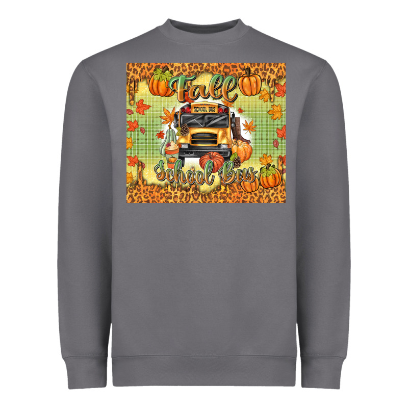 Fall School Bus Heavyweight Sweatshirt by texasbilliewilder | Teevron